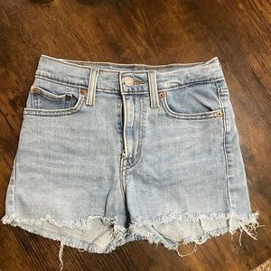 Levi’s High Rise Denim Shorts - size 25